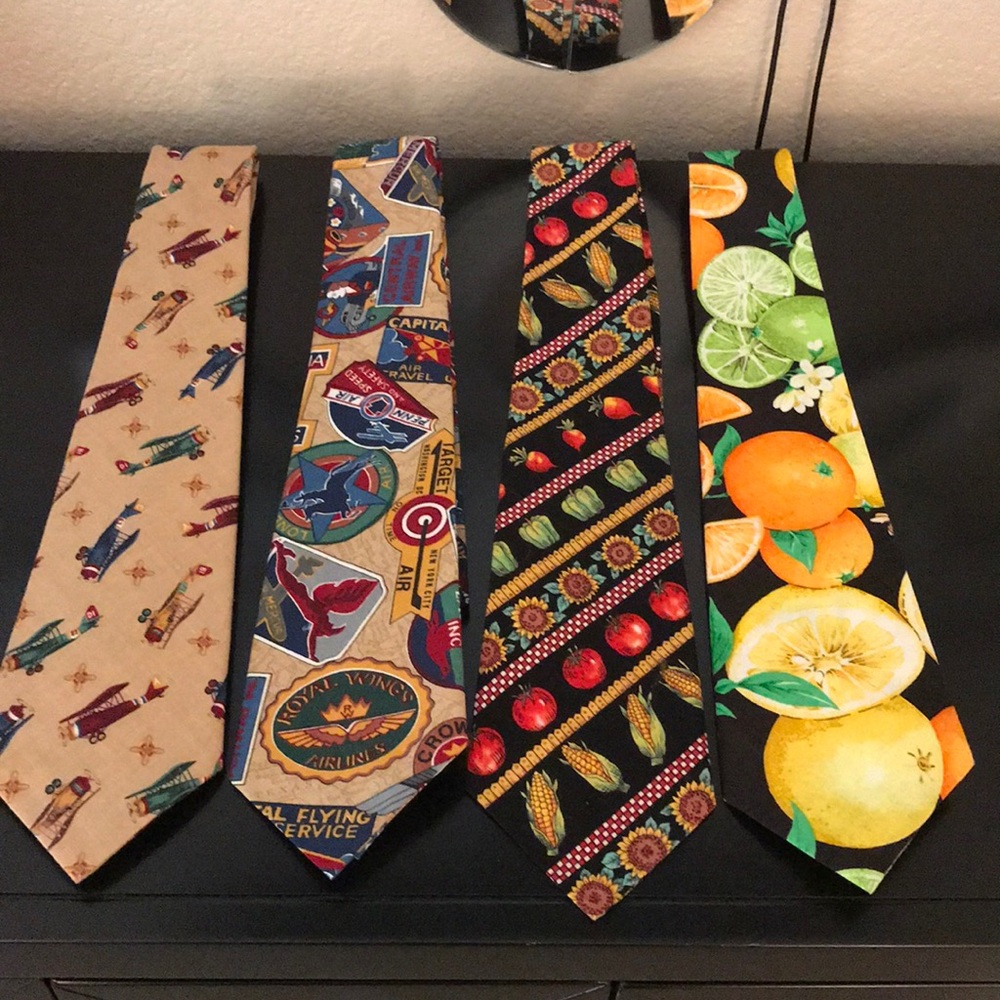 4 CRAZY FUN Ties